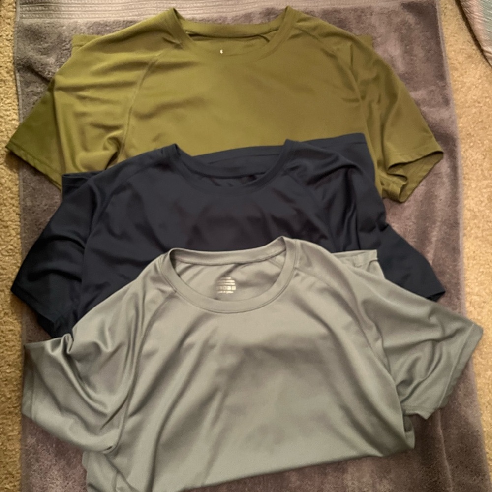 Source Unknown Men's Short Sleeve Tees - Olive, Navy, Gray- BUNDLE